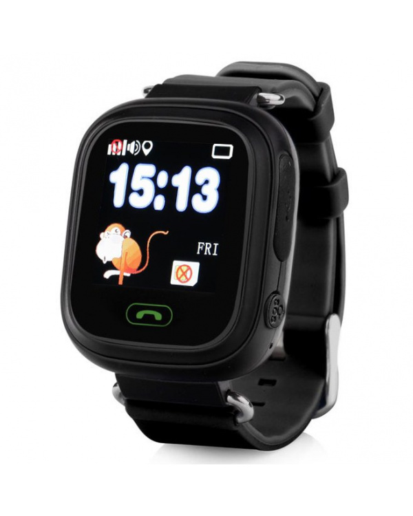 Дитячий смарт годинник з GPS трекером Smart Watch Q90 black