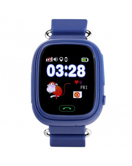 Купить Детские смарт часы с GPS трекером Smart Watch Q90 dark-blue в Украине