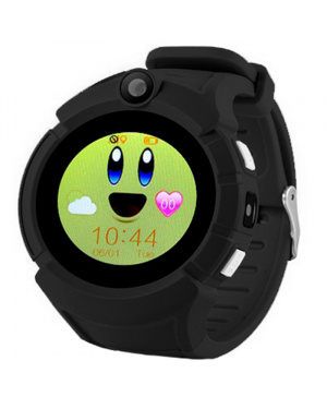 Дитячий смарт годинник з GPS трекером и камерой Smart Baby Watch Q360 black