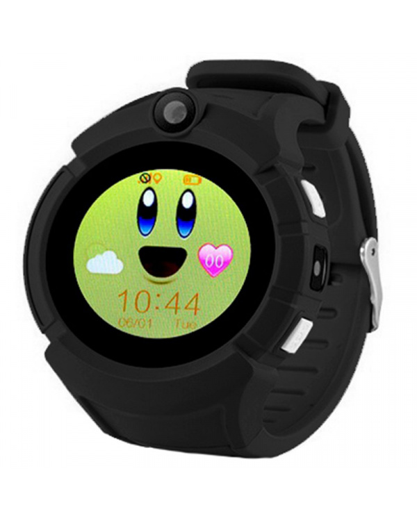 Детские смарт часы с GPS трекером и камерой Smart Baby Watch Q360 black