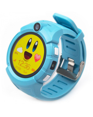 Дитячий смарт годинник с трекером и камерой Smart Baby Watch Q360 blue