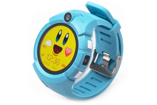 Детские смарт часы с трекером и камерой Smart Baby Watch Q360 blue