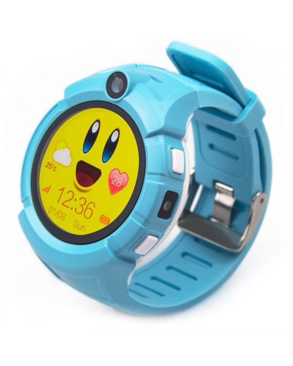 Детские смарт часы с трекером и камерой Smart Baby Watch Q360 blue