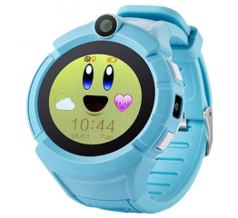 Купить Детские смарт часы с GPS трекером и камерой Smart Baby Watch Q360 blue в Украине