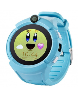 Купить Детские смарт часы с трекером и камерой Smart Baby Watch Q360 blue в Украине