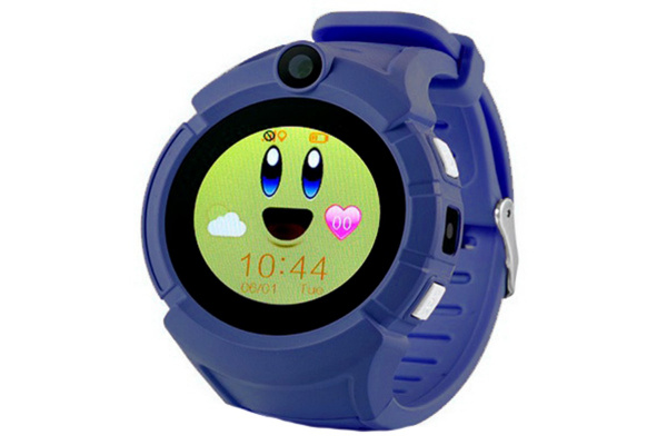 Детские смарт часы с GPS трекером и камерой Smart Baby Watch Q360 dark-blue