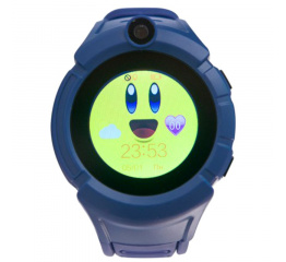 Купить Детские смарт часы с GPS трекером и камерой Smart Baby Watch Q360 dark-blue в Украине