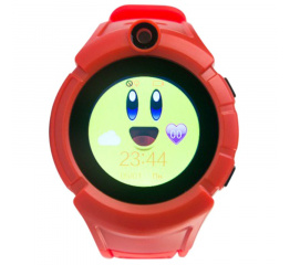 Детские смарт часы с GPS трекером и камерой Smart Baby Watch Q360 red