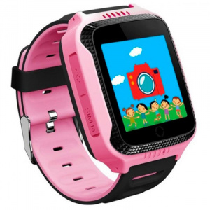 Детские смарт часы с GPS трекером и камерой Smart Baby Watch T7 pink