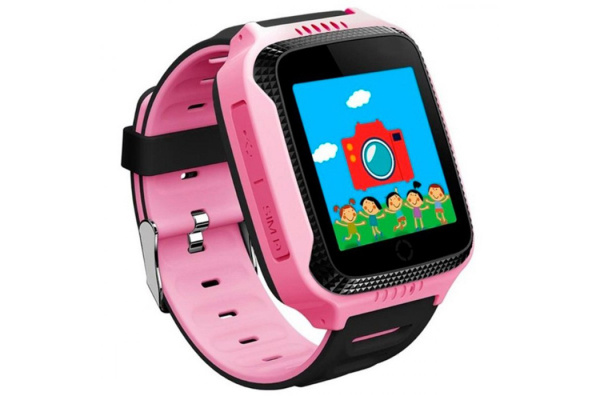 Детские смарт часы с GPS трекером и камерой Smart Baby Watch T7 pink