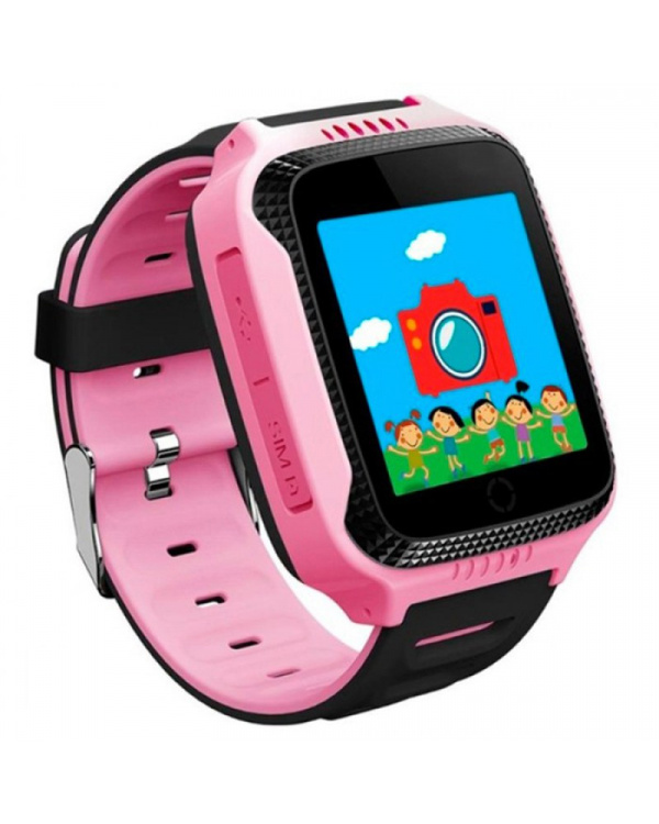 Детские смарт часы с GPS трекером и камерой Smart Baby Watch T7 pink