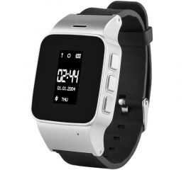 Детские смарт часы с GPS трекером Smart Baby Watch D99 silver