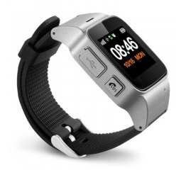 Детские смарт часы с GPS трекером Smart Baby Watch D99 silver