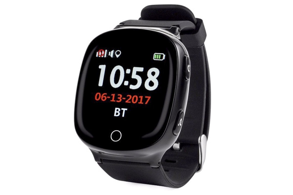 Смарт часы с GPS трекером Smart watch S200 black
