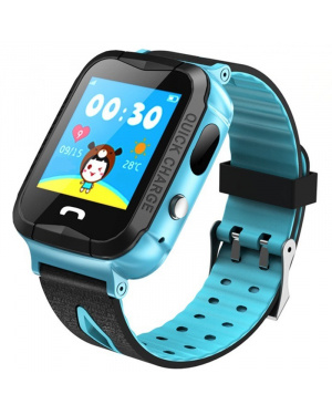 Дитячий смарт годинник з GPS трекером и камерой Smart Baby Watch V6G blue
