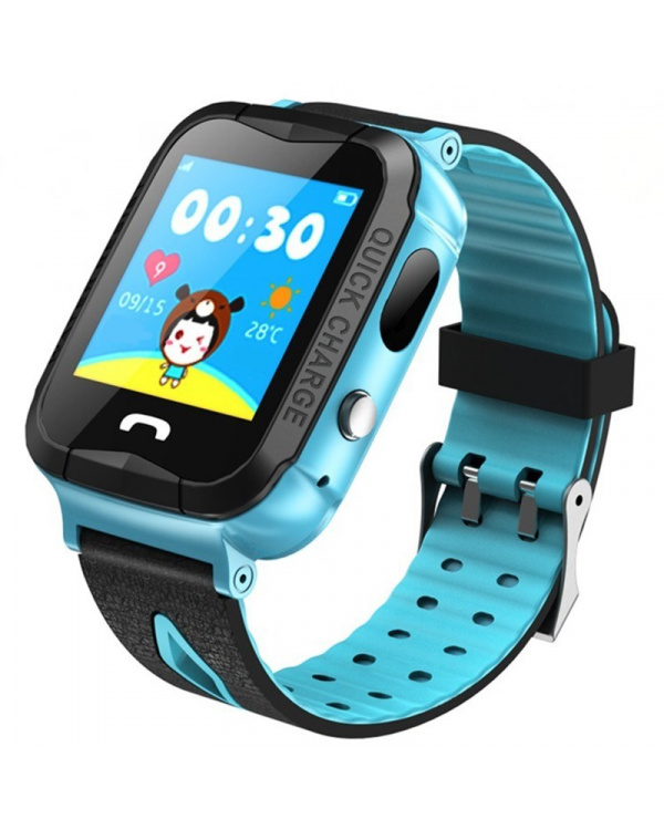 Детские смарт часы с GPS трекером и камерой Smart Baby Watch V6G blue
