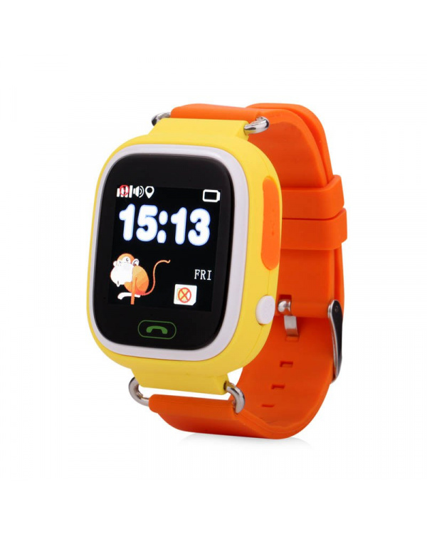 Детские смарт часы с GPS трекером Smart Watch Q90 orange
