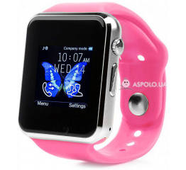 Купить Смарт часы SmartWatch A1 pink в Украине