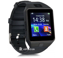Купить Смарт часы SmartWatch DZ09 black в Украине