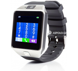 Купить Смарт часы SmartWatch DZ09 silver/black в Украине