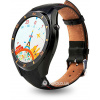 Смарт часы SmartWatch i3 Leather black
