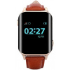 Смарт часы с GPS трекером Smart watch A16 gold