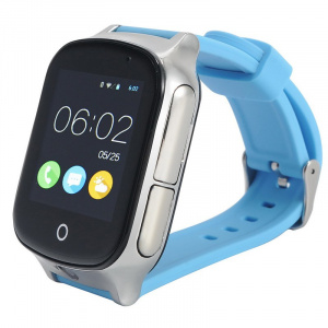 Смарт годинник с GPS трекером и камерой Smart Watch A19 blue