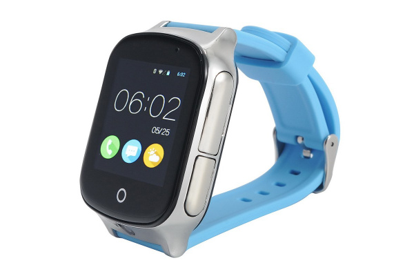 Смарт часы с GPS трекером и камерой Smart Watch A19 blue