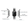 Купить Смарт часы с GPS трекером и камерой Smart Watch A19 blue