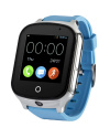Купить Смарт часы с GPS трекером и камерой Smart Watch A19 blue