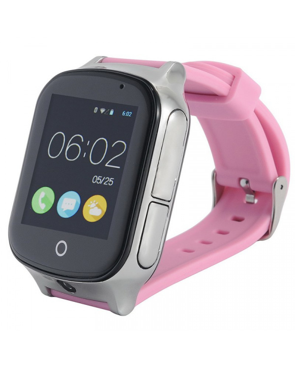 Смарт часы с GPS трекером и камерой Smart Watch A19 pink