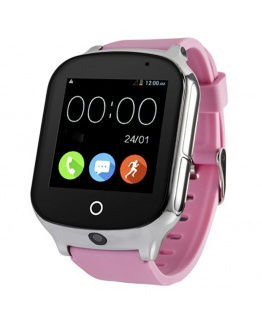 Купить Смарт часы с GPS трекером и камерой Smart Watch A19 pink в Украине