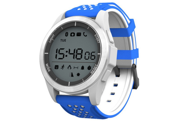 Водонепроницаемые смарт часы Smart Watch F3 blue/white