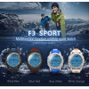 Водонепроницаемые смарт часы Smart Watch F3 white/orange