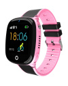 Дитячий смарт годинник з GPS трекером HW11 Pink