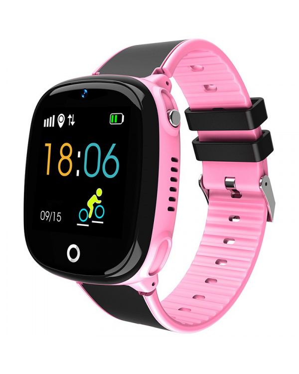 Дитячий смарт годинник з GPS трекером HW11 Pink