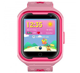 Детские cмарт часы с GPS трекером и HD-камерой Q403 Pink