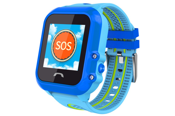 Детские cмарт часы с GPS трекером SmartWatch DF27 Blue