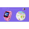 Детские cмарт часы с GPS трекером SmartWatch DF27 Pink