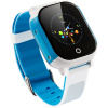 Детские cмарт часы с GPS трекером Wonlex GW700S Kid smart watch White/Blue