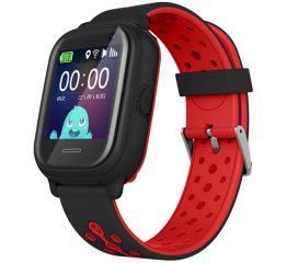 Детские cмарт часы с GPS трекером Wonlex KT04 Kid sport smart watch Black