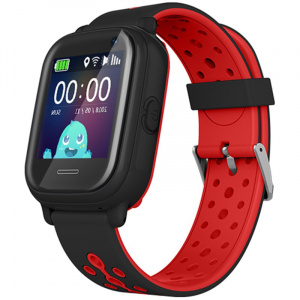 Детские cмарт часы с GPS трекером Wonlex KT04 Kid sport smart watch Black