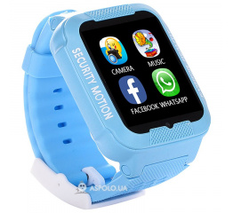 Детские смарт часы с GPS трекером K3 blue