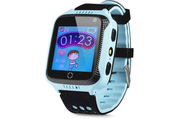 Детские cмарт часы с GPS трекером Q528 blue