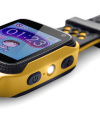 Купить Детские cмарт часы с GPS трекером, камерой и фонариком Q528 yellow