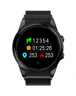 Купить Фитнес браслет R13 Metal Black в Украине