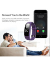 Купить Фитнес браслет Smart Band ID107 Plus HR Violet