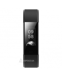 Купить Фитнес браслет Smart Band ID115HR Plus Black в Украине