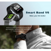 Фитнес браслет Smart Band V6 Color Screen Black