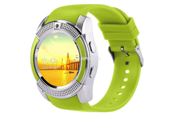 Смарт часы SmartWatch SW V8 green